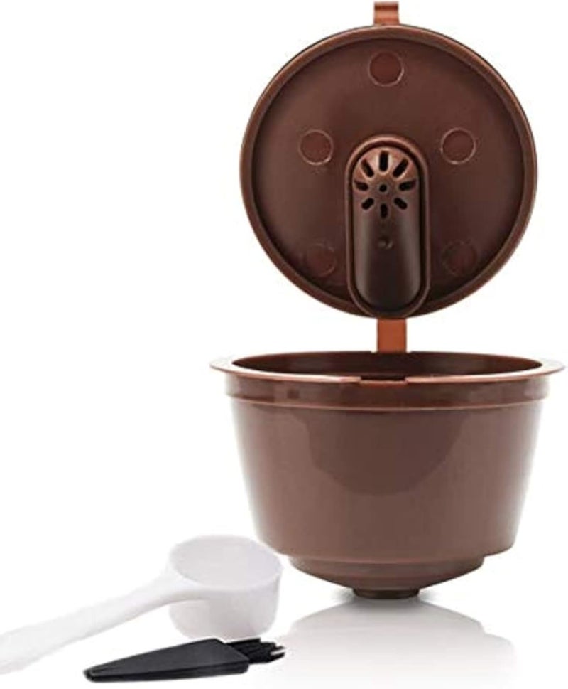 Coffee Filters - For Dolce Gusto Coffee Capsule Plastic Capsule Refillable Reusable Compatible with cafe Dolce Gusto Refill Cup Use 150times (1pcs Random Color)